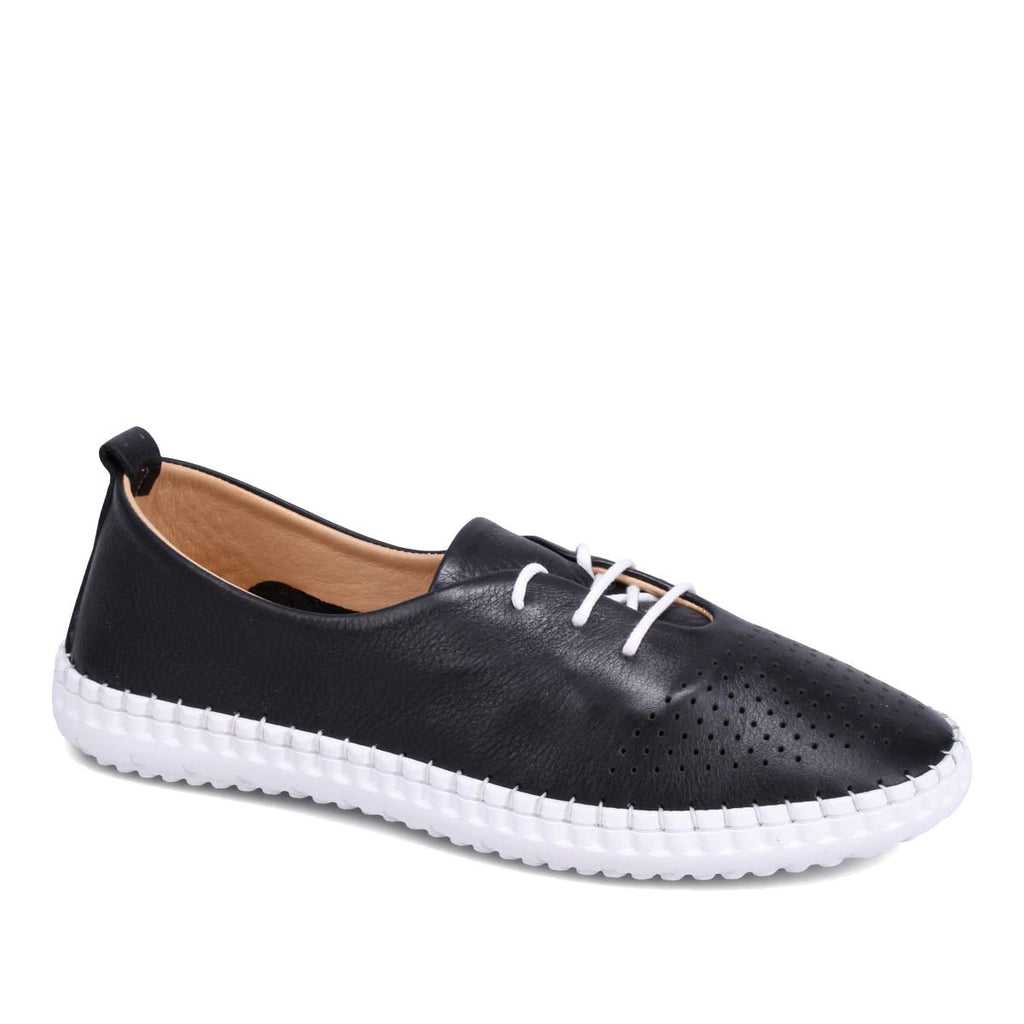 Footwear - Bueno European Handmade Leather Slip On Sneaker - Dana