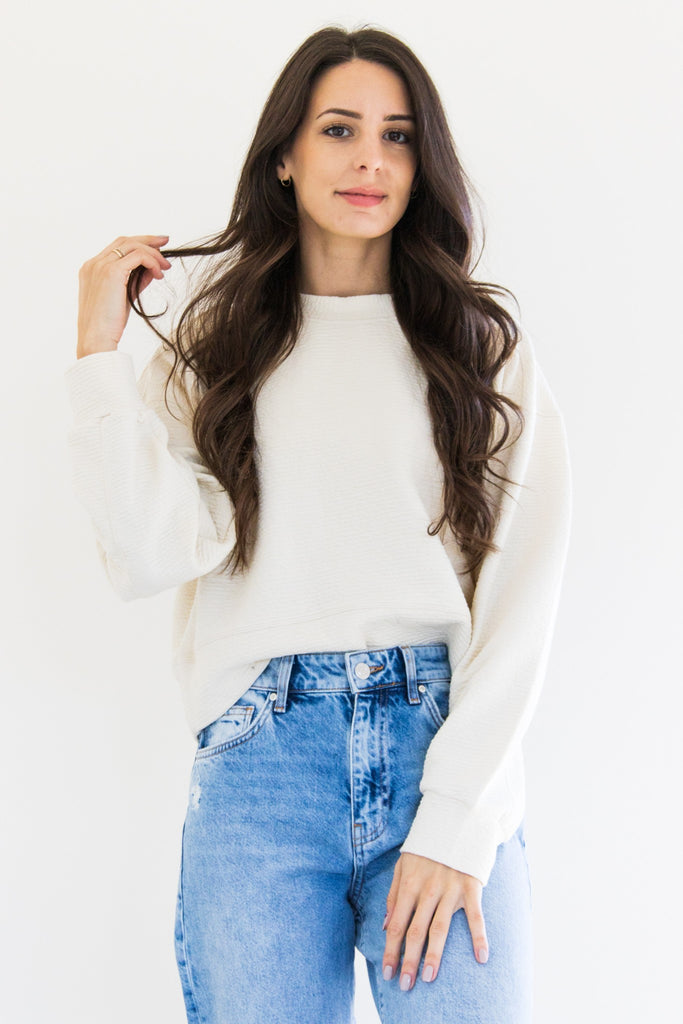 Top - Privilege Chloe Ottoman Sweater