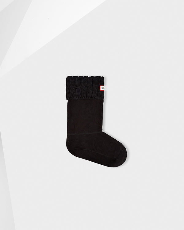 Footwear - Hunter Original Six-Stitch Cable Short Boot Socks
