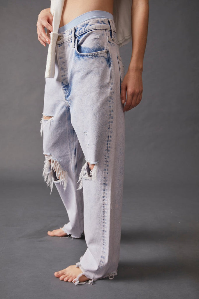 Free people sale frayed jeans