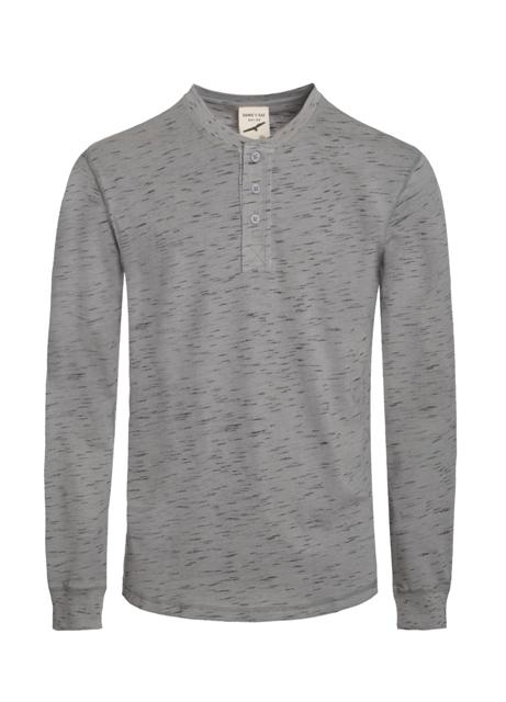 Top - Henley Long Sleeve T-Shirt