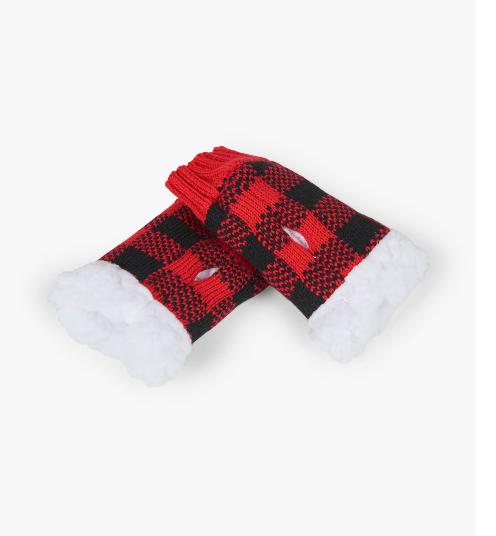 Accessory - Hatley Buffalo Plaid Texting Mittens