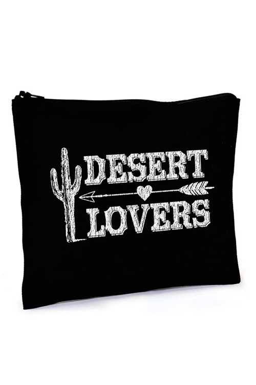 Accessory - Desert Lovers Canvas Make-Up Bags