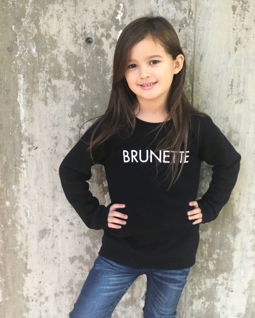 Top - Brunette the Label Kids 'Brunette' Crew