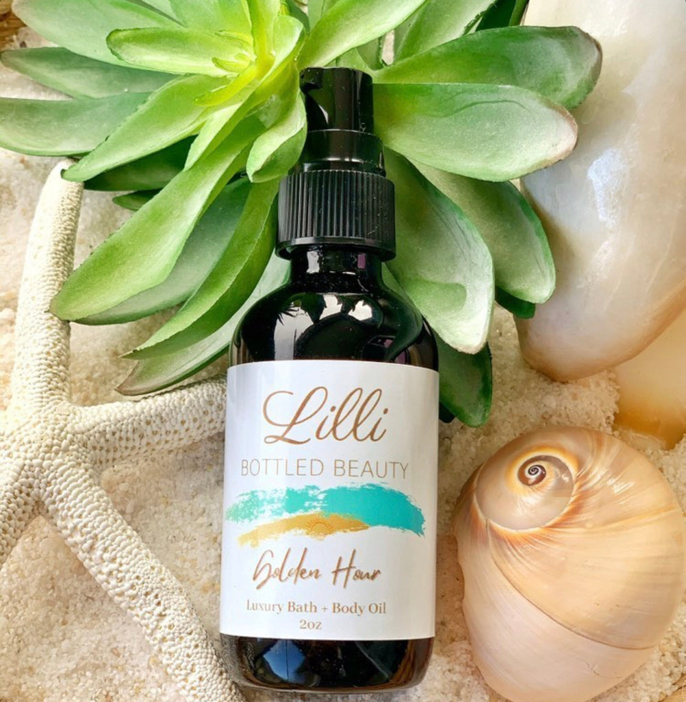 Bath & Beauty - Lilli Bottled Beauty Golden Hour Bath & Body Oil